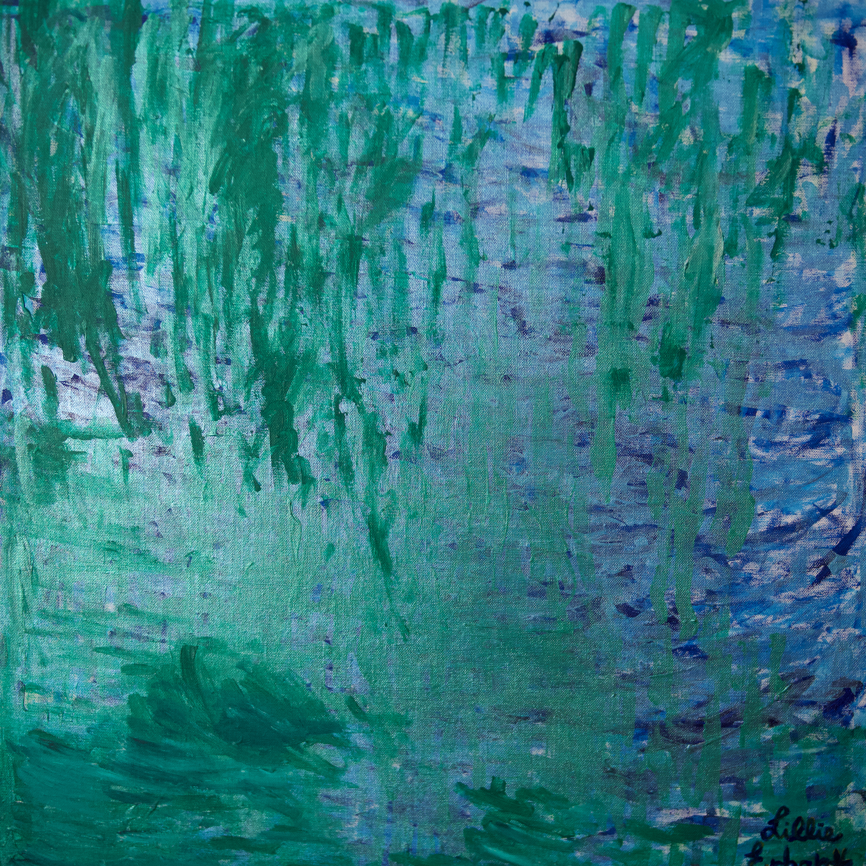 Willow tree by the pond